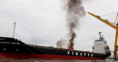 Stire din Economie : Incendiu pe un portcontainer, în Vietnam