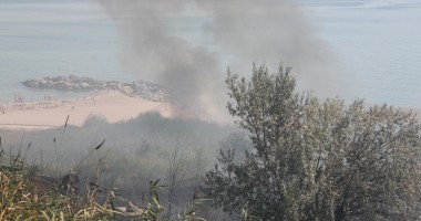 Incendiu în zona plajei Trei Papuci - 2