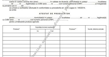 Stire din Economie : Începe verificarea atestatelor de producător agricol