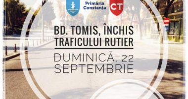 Bulevardul Tomis, închis traficului rutier