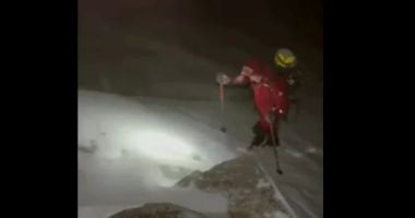 Stire din Eveniment : Turişti rătăciţi în drum spre Vf. Omu căutați cu drona și un elicopter