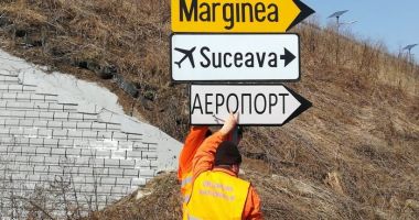 Stire din Actualitate : Au apărut indicatoare rutiere în limba ucraineană pentru refugiaţi
