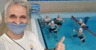 Înotătorii constănţeni au revenit în bazinul de la Palatul Copiilor. „Vom scăpa şi de virus!” - 2
