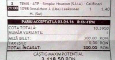 Inspirație pentru pariorii constănțeni. Câștigurile cele mari, la Sport Bet Challenge - 6