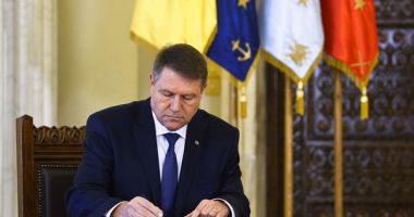 Stire din Politică-Administrație : Anunț de la Palatul Cotroceni. Noi decrete semnate de Klaus Iohannis