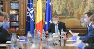 Stire din Politică-Administrație : Ședință la Palatul Cotroceni, ora 13.00. Discuții despre măsurile privind Covid-19