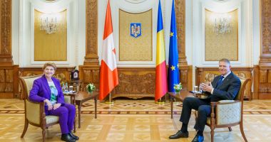 Klaus Iohannis, discuții cu preşedinta Confederaţiei Elveţiene