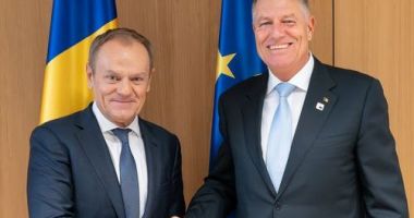 Stire din Politică-Administrație : Întâlnire Klaus Iohannis - Donald Tusk în marja Consiliului European