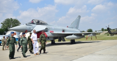 Galerie foto-video / Președintele Klaus Iohannis, prezent la baza militară din Mihail Kogălniceanu - 9