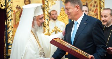 Preşedintele Klaus Iohannis se întâlneşte cu Patriarhul Daniel