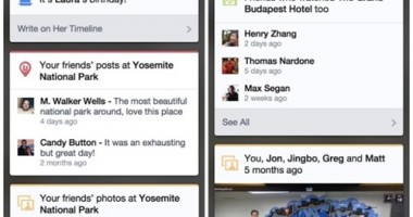 Stire din Tehnologie : Facebook testează carduri similare cu cele din Google Now