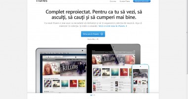 Stire din Actualitate : Apple a prezentat o nouă versiune a iTunes, cu un look modificat