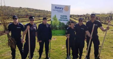 Jandarmii, acțiune de plantare de puieți în județul Constanța - 2