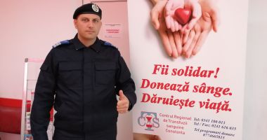 Misiune de salvare de vieți: jandarmii constănțeni donează sânge! - 2