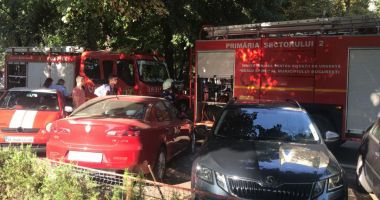 Explozie puternică într-un bloc din București