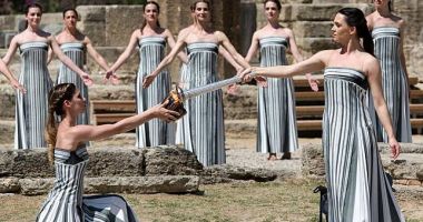 Flacăra olimpică a fost aprinsă la Olympia (Grecia), cu 101 zile înaintea JO de la Paris