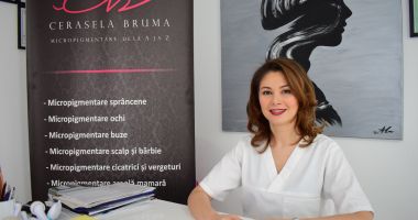 Stire din Social : Specialistul în dermopigmentare Cerasela Brumă, cadou de sărbători bolnavelor de cancer