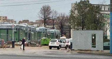 Stire din Social : Lucrările de la Spitalul Modular Constanţa se apropie de final