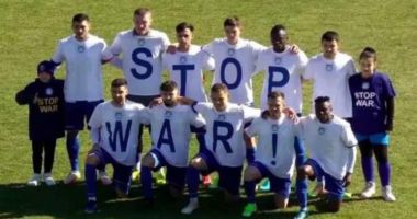 Stire din Fun : Gafă amuzantă la Poli Iași. În ce s-a transformat îndemnul "Stop War"
