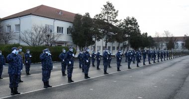 Stire din Eveniment : Jurământ militar la început de carieră în Forţele Navale