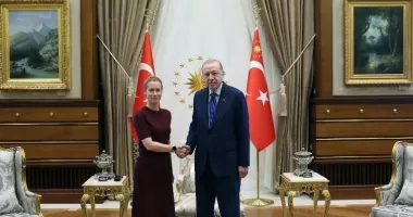 Kaja Kallas s-a întâlnit cu Recep Erdogan la Ankara înaintea summitului NATO