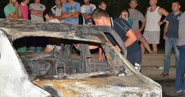 VIDEO! GRAV ACCIDENT RUTIER în CONSTANȚA / Autoturism făcut SCRUM după ce s-a izbit de un microbuz. Un tânăr a murit carbonizat - Imagini ȘOCANTE! - 24