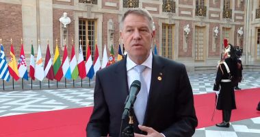 Stire din Politică-Administrație : VIDEO: Președintele Klaus Iohannis a participat la Reuniunea Informală a Consiliului European de la Versailles