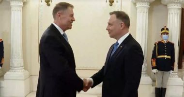 Stire din Politică-Administrație : Klaus Iohannis a primit vizita președintelui Poloniei în plin război