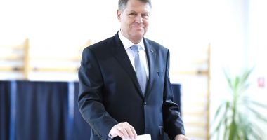 Iohannis a votat: 