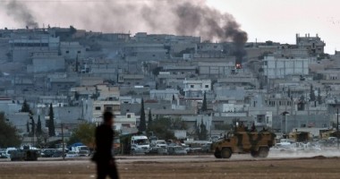 Combatanții kurzi controlează cea mai mare parte a orașului sirian Kobane