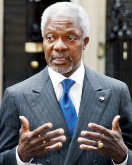 Stire din Actualitate : Propunerile  lui Kofi Annan