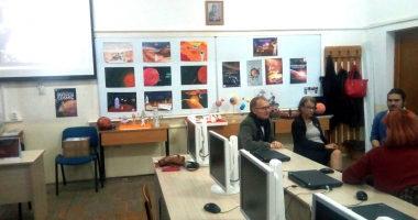 Laborator astronomic la Liceul Teoretic "Ovidius", dotat cu cel mai modern telescop al momentului - 2