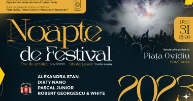 Stire din Social : Primăria Constanța promite un spectacol și show-uri laser de Revelion, în Piața Ovidiu