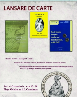 Lansări de valoare la noua ediție a Sesiunii Pontica - 2