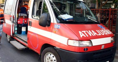 La spital după ce a întors peste marcajul dublu continuu