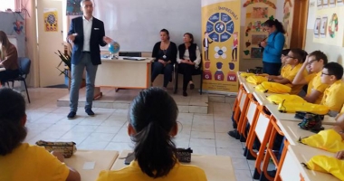 Lecții despre industria maritimă, la Școala nr. 12  "B.P. Hașdeu" - 2