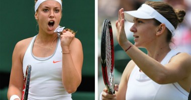 Stire din Sport : Simona Halep, prima româncă prezentă în semifinale la Wimbledon, după ce a învins-o pe Sabine Lisicki