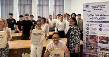 Stire din Cultură-Educație : Experiențe internaționale și bune practici, împărtășite la Liceul Tehnologic „Dimitrie Leonida” Constanța
