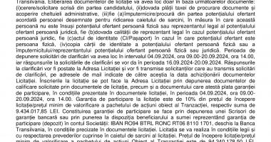 ANUNȚ ORGANIZARE LICITAȚIE PUBLICĂ CU STRIGARE - 2