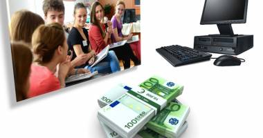 Stire din Cultură-Educație : Iar li se promit bani elevilor  și studenților, doar-doar or învăța