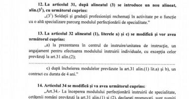 Informații de ULTIMĂ ORĂ privind statutul soldaților și gradaților profesioniști. Aviz favorabil în Comisia de Apărare! - 5
