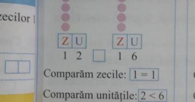 INCREDIBIL! Copiii din clasa I învață că 12 este mai mare decât 16