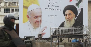 GALERIE FOTO / Cum a fost întâmpinat Papa Francisc în Irak - 5