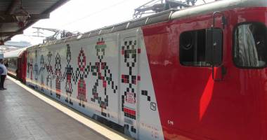 În drum spre litoral,  cu locomotiva Hora - 2