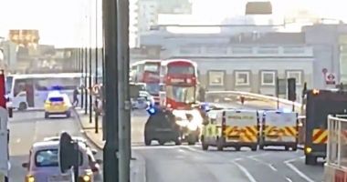 Stire din Eveniment : Panică la Londra. S-a închis London Bridge, poliția - intervenție în forță! GALERIE FOTO