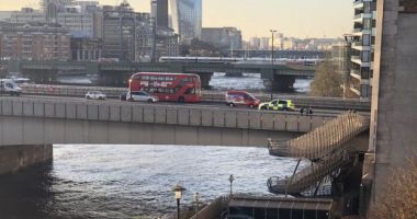 Panică la Londra. S-a închis London Bridge, poliția - intervenție în forță! GALERIE FOTO - 8