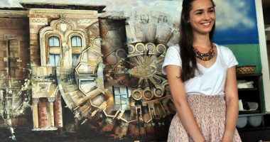 Stire din Cultură-Educație : O lucrare deosebită realizată de o elevă de la Liceul de Artă