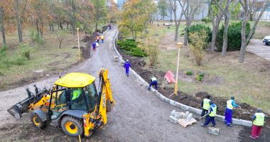 Stire din Social : Au fost demarate lucrările de modernizare a Parcului Tăbăcărie