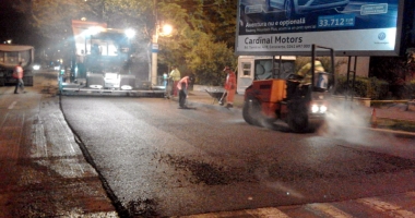 Primăria Constanța, asfaltări pe timp de noapte