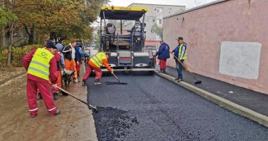 Lucrări de amenajare a spaţiului urban, pe aleea Timonei